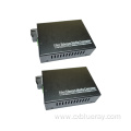 1 pair Single Fiber SM 10/100/1000Mbps Gigabit Optical Converter RJ45 Ethernet Fiber optic Media Converter